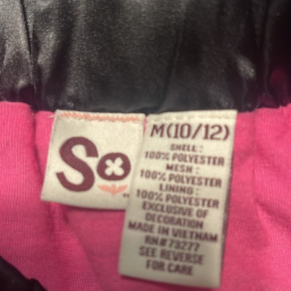 So black and pink skirt with silver accents and crinoline size Medium 10-12 NWOT - Picture 8 of 8
